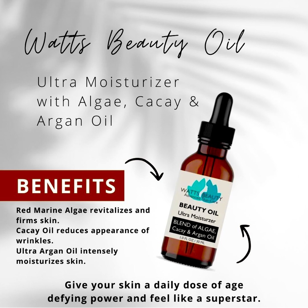 Watts Beauty Oil Face Moisturizer